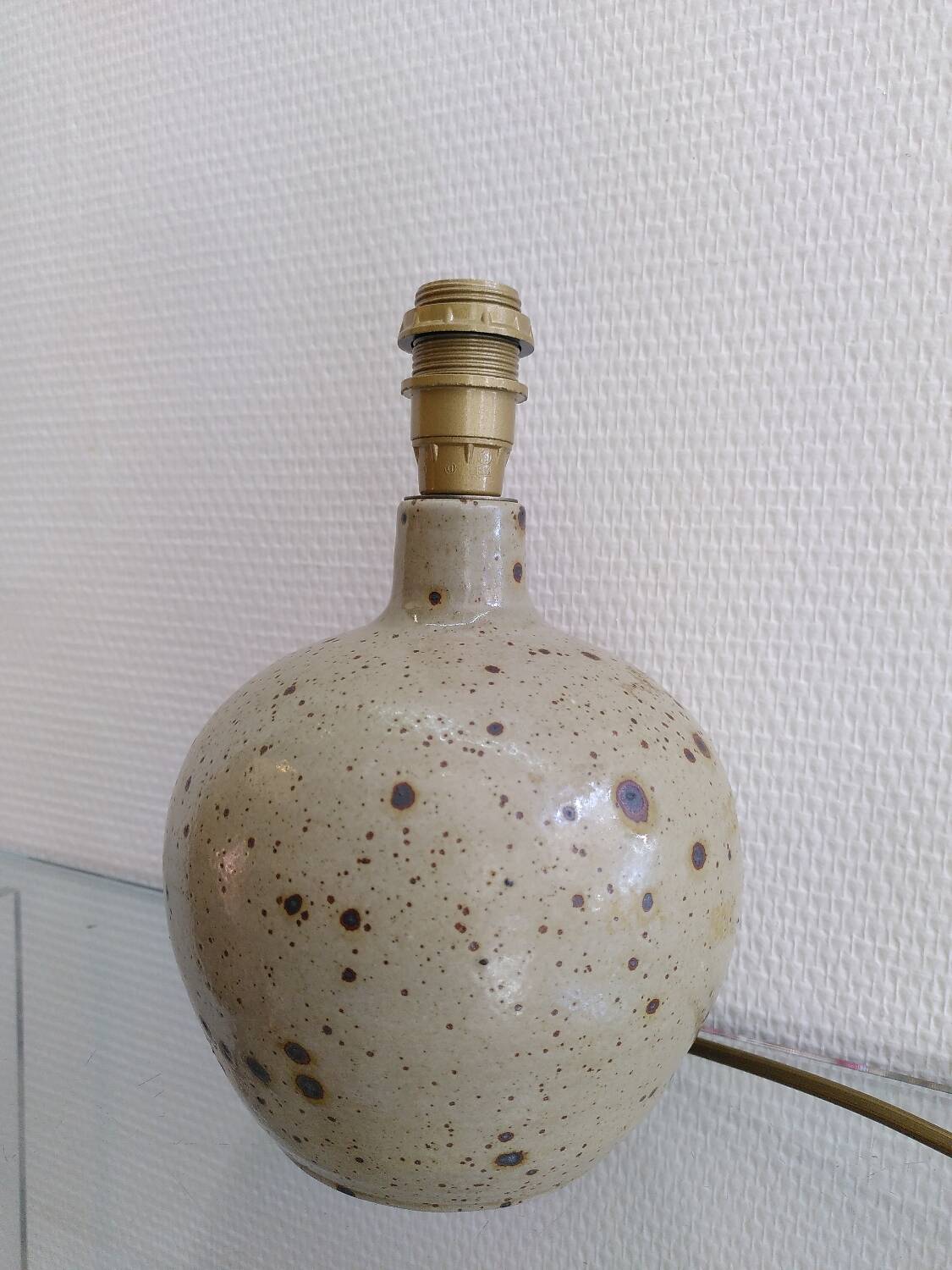 Sandstone ball lamp base
