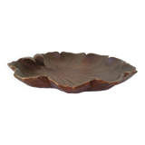 Empty pocket in sculpted wood, signed RUEF