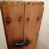 Wooden suitcase for old deco
