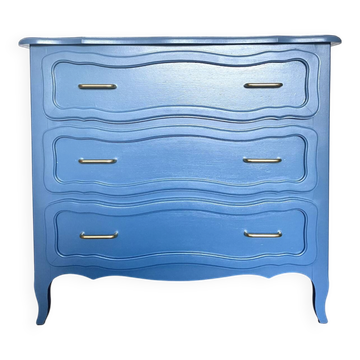 Organic blue chest of drawers