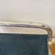Fauteuil vintage aluminium et tissu