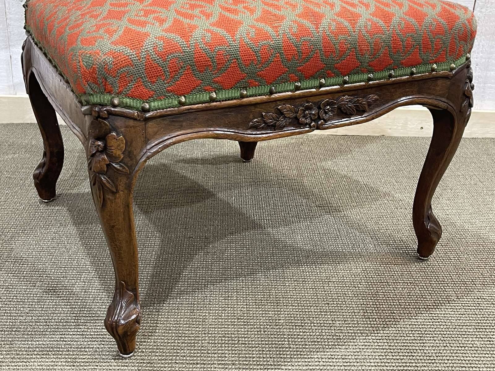 Walnut nurse's chair - early 20th century