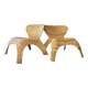Pair of “gulte” rattan armchairs by ikea 1990