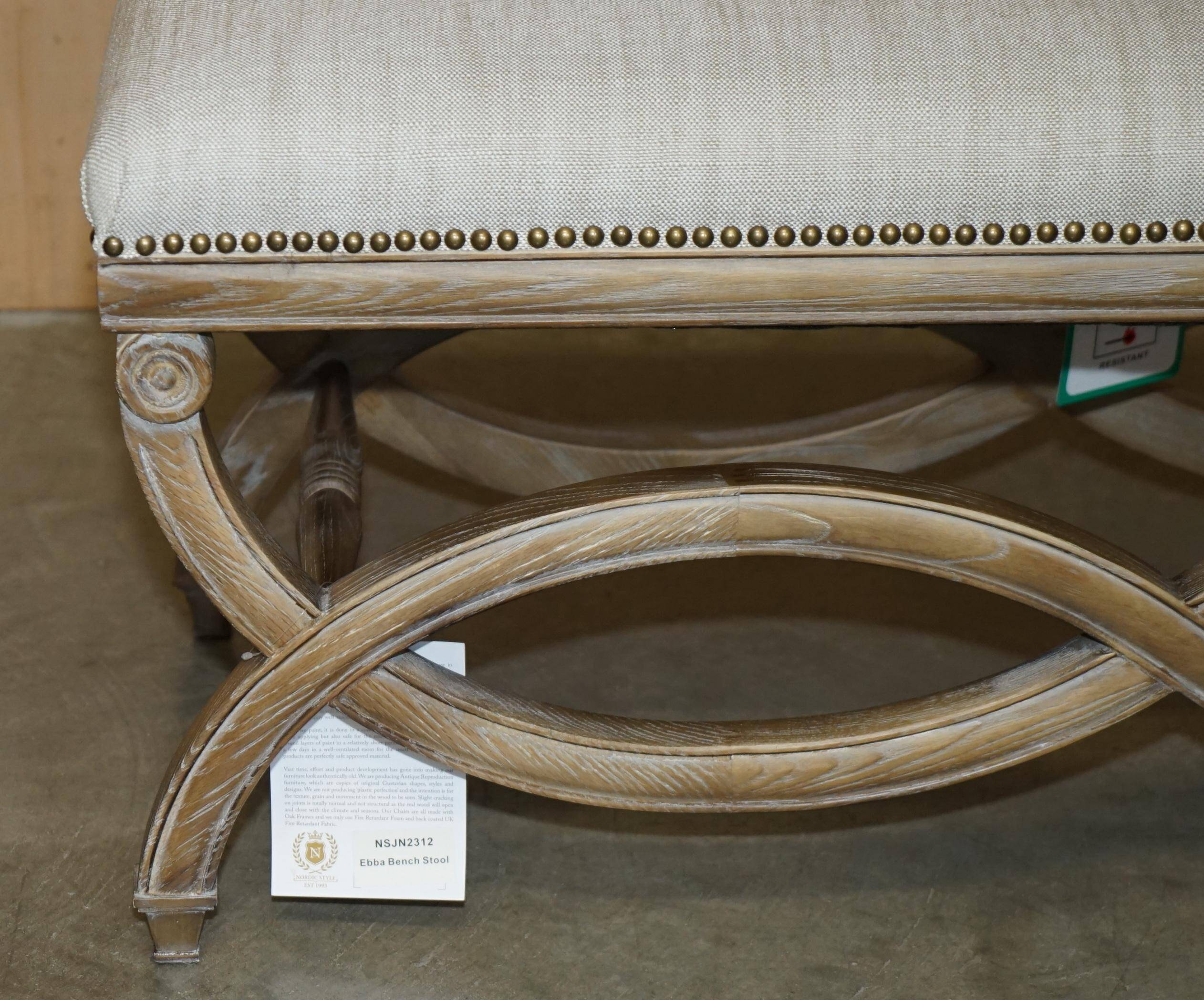 Regency style banquette - Dressing table or double piano stool