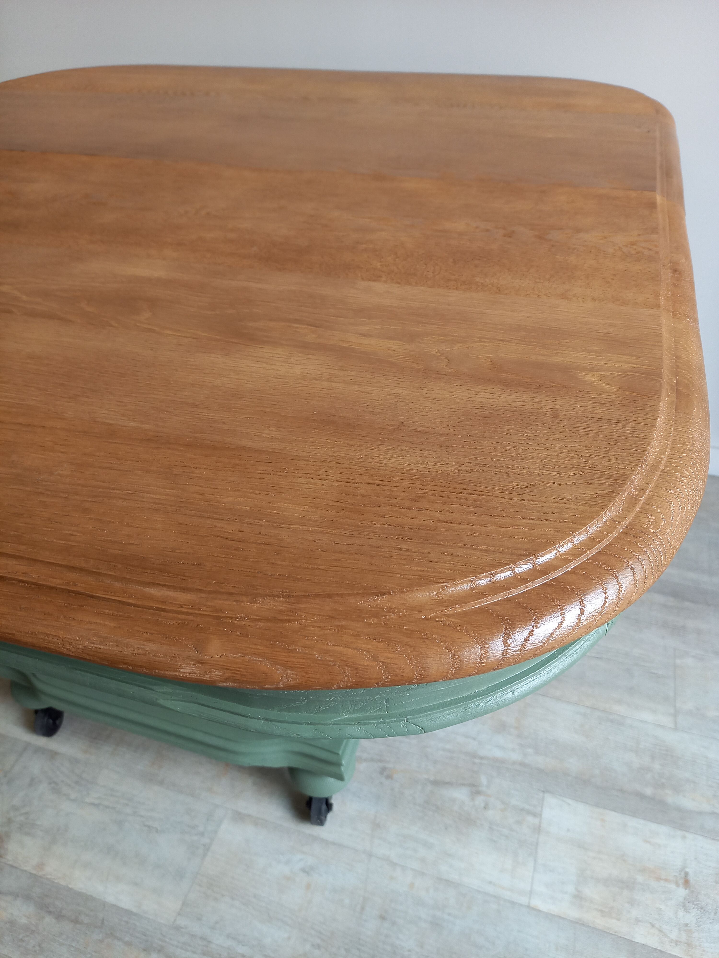 Patinated Henri II table