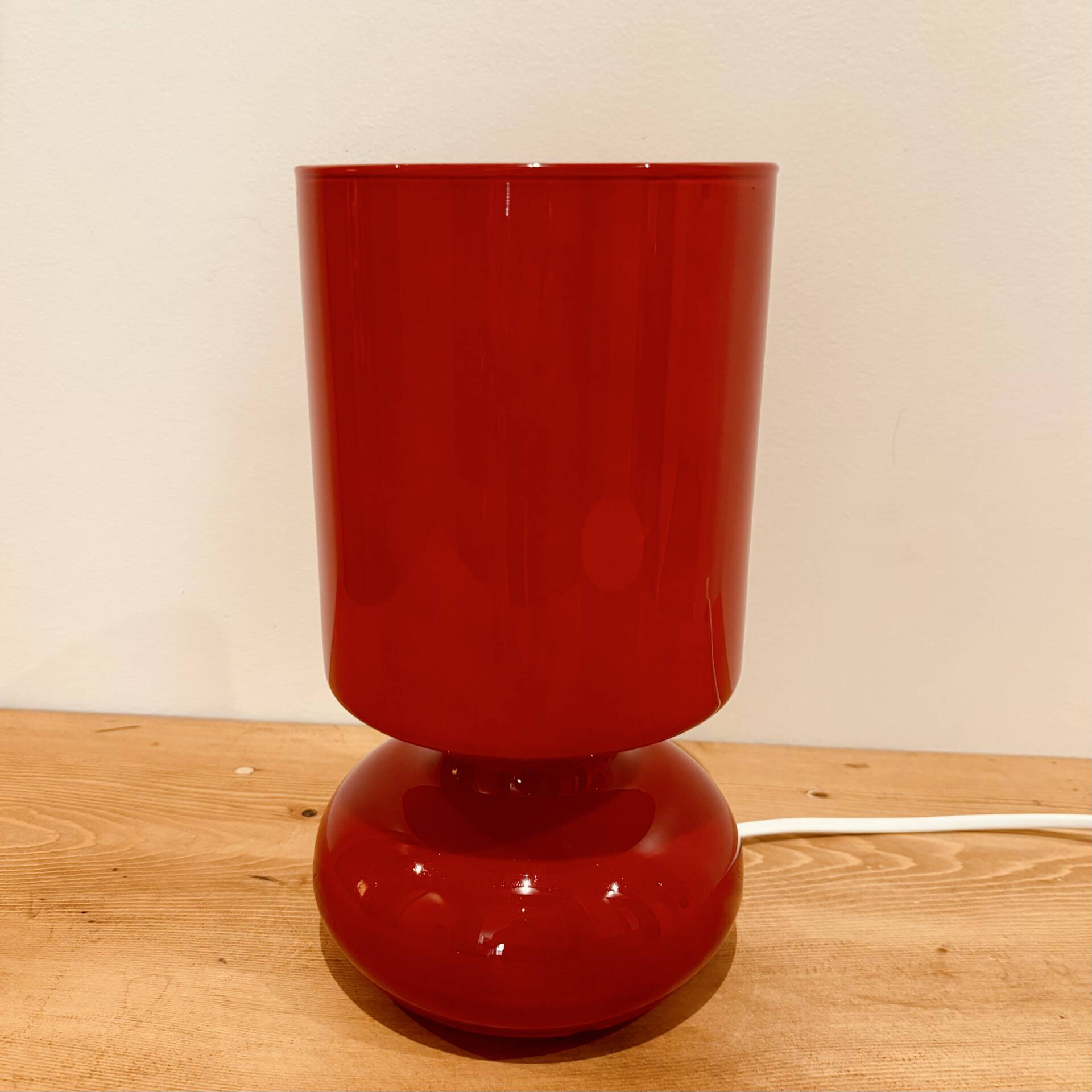 Red Lykta lamp IKEA
