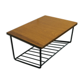 Étagère murale scandinave en teck, années 1960