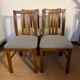 Lot de 4 chaises vintage bois