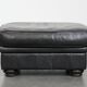 Set consisting of a cowhide leather Chesterfield sofa and matching ottoman