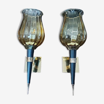 Pair of wall lamps