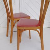 Pair of Baumann bistro chairs no. 12
