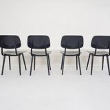 Set of four Friso Kramer for Ahrend de Cirkel "Revolt" dining chairs, The Netherlands 1993
