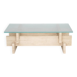 Table basse en verre