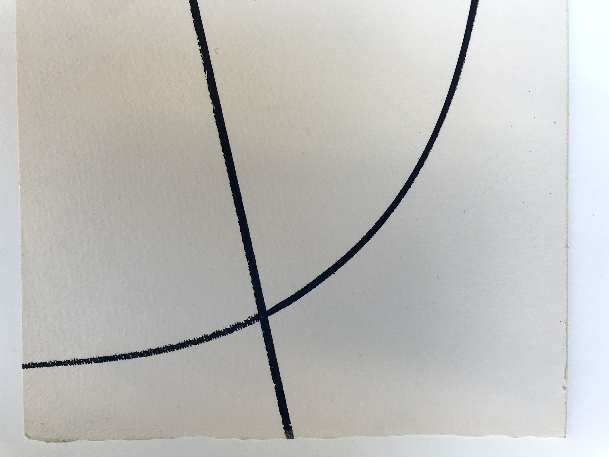 Lithographie originale de Hans Hartung, Sans titre 4