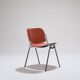 Set de 4 chaises empilables dsc 106 orange, Castelli, G. Piretti, 1970s