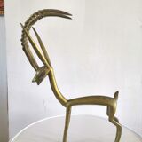 Vintage bronze antelope