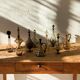 Art Deco Collection of 10 Sculptural Carafes Sweden 1920s