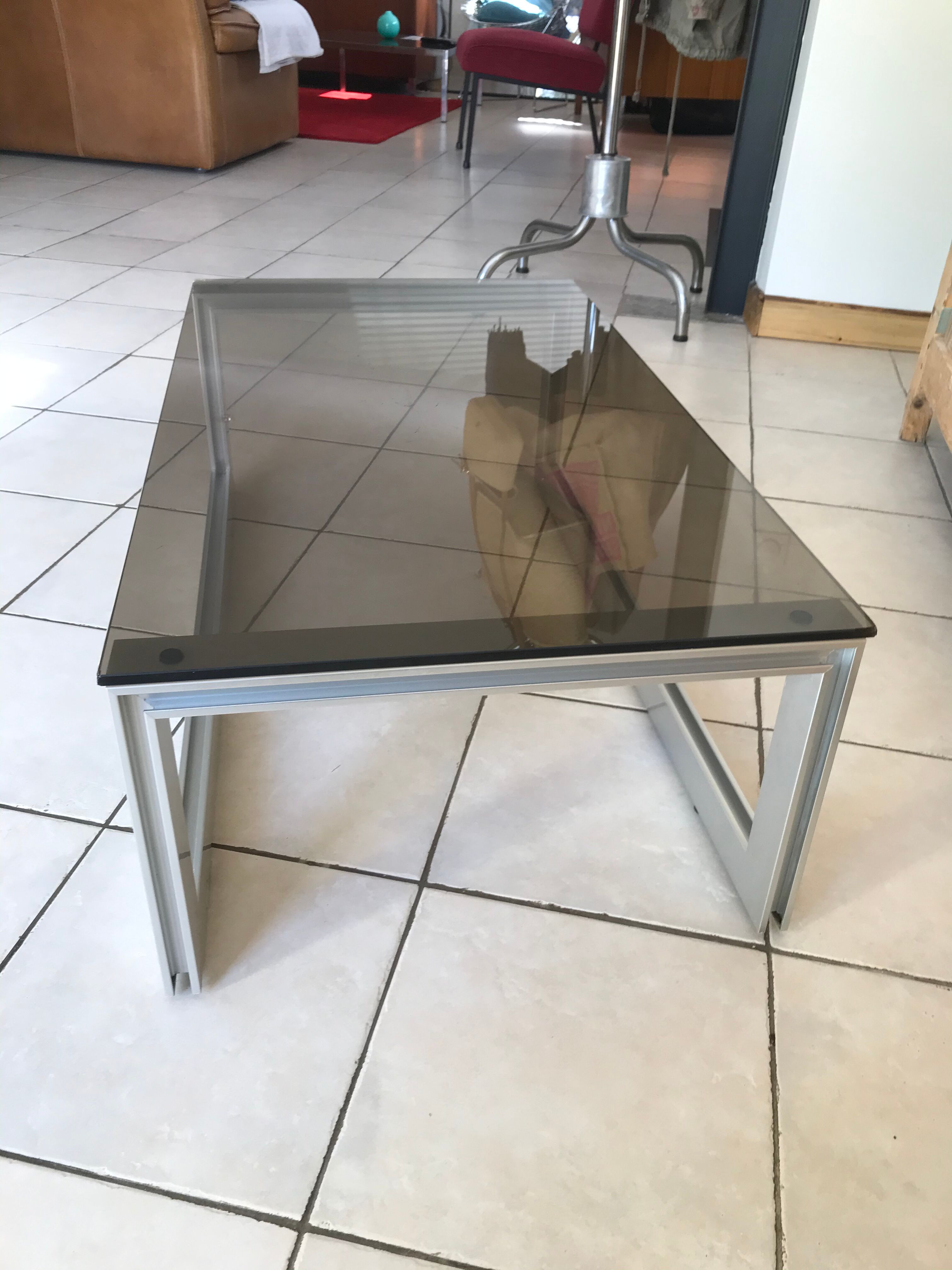 Vintage coffee table design line roset 70/80