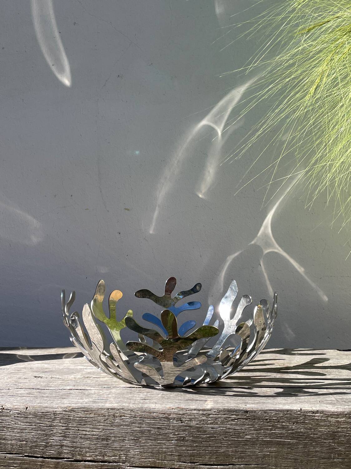 Alessi stainless steel fruit bowl