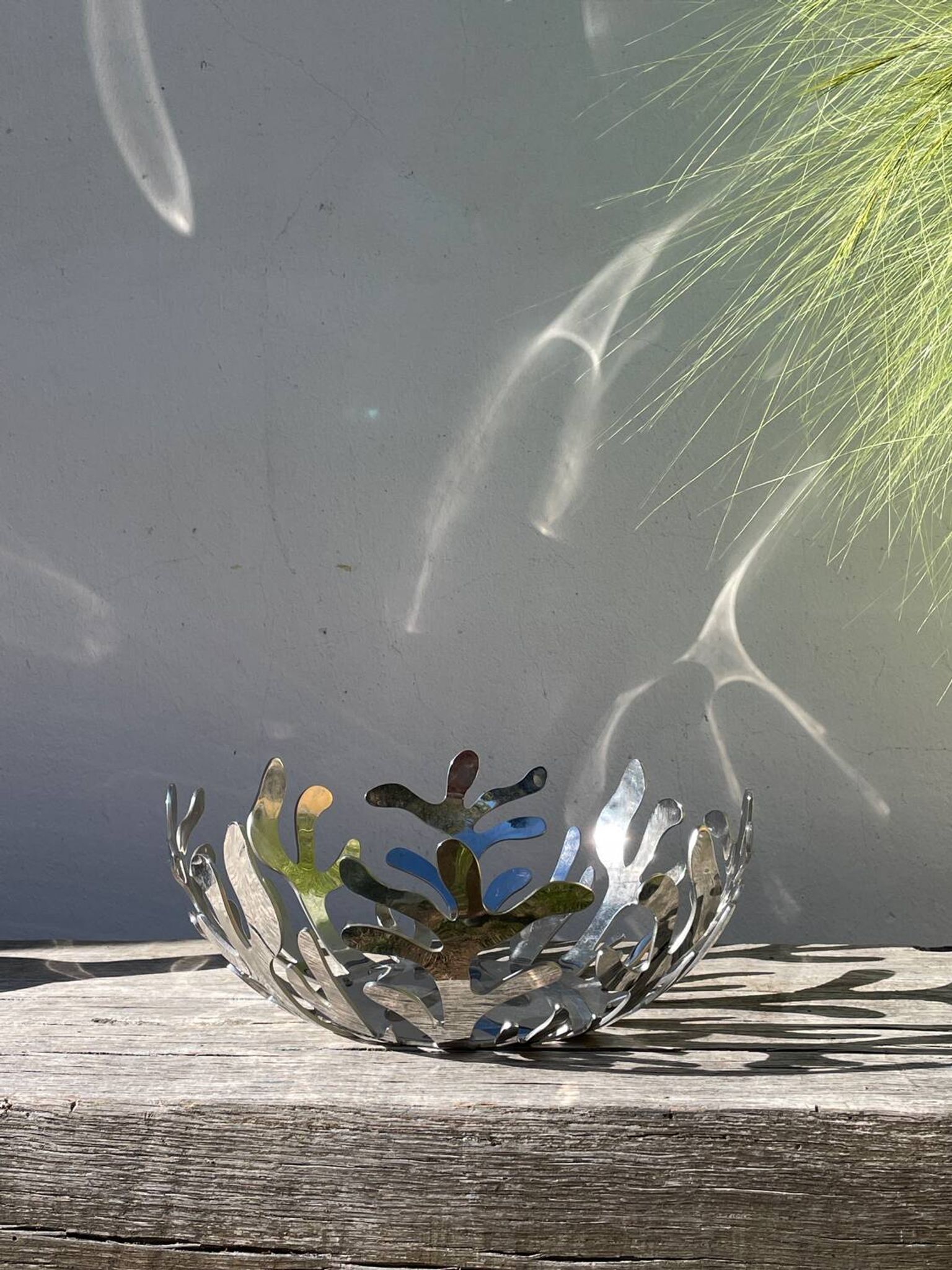 Alessi stainless steel fruit bowl