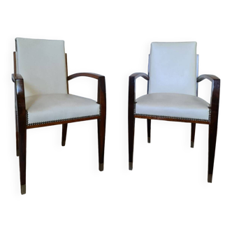 Pair of Art Deco armchairs