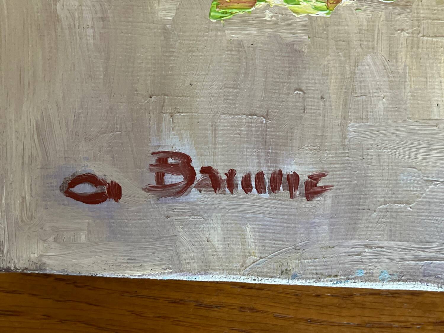 Painting, oil on canvas "Landscape"