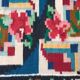 Rug with roses made by hand in Romania