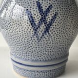 West Germany blue carafe H19.5