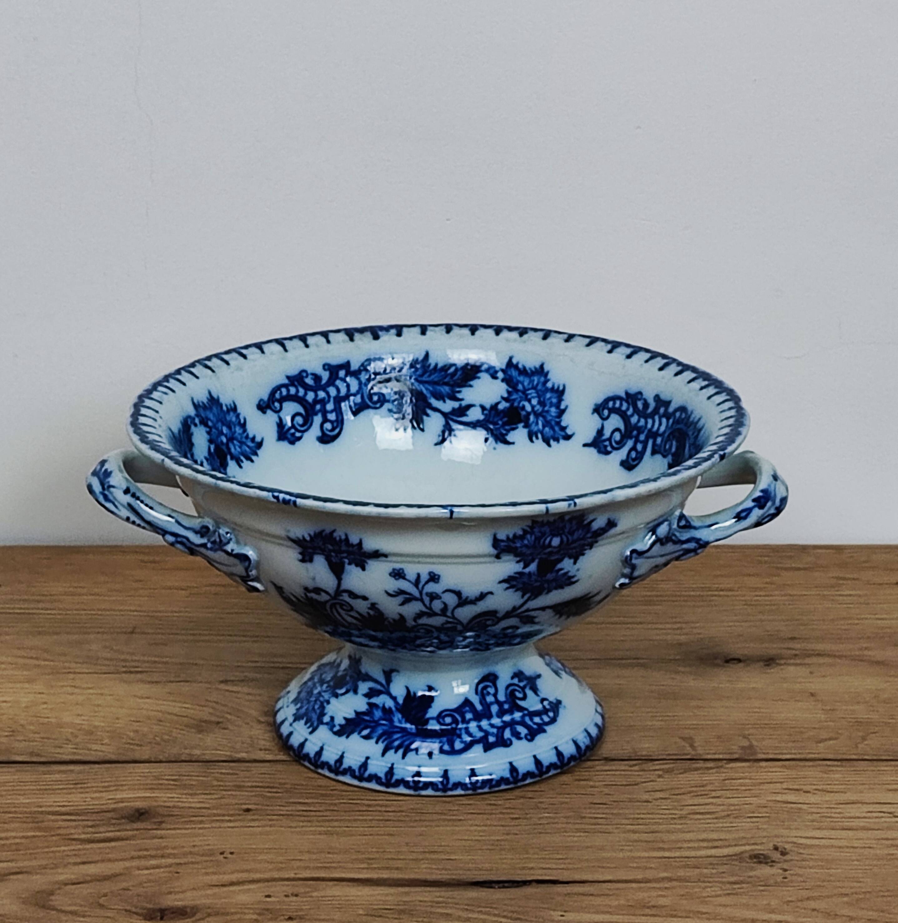 Iron earth compote bowl