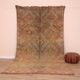 Peach Vintage Moroccan Rug 186 x 329 cm, Berber Wool Rug, Handmade Boho Rug