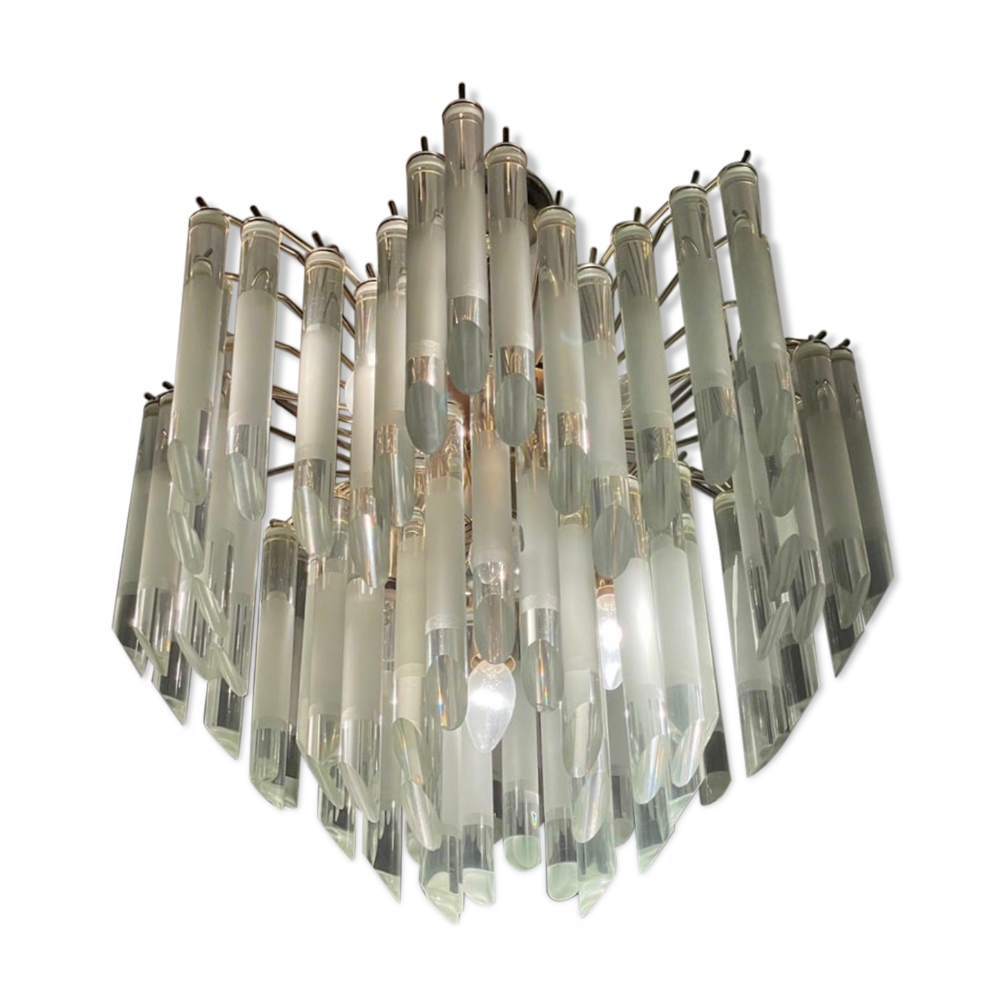 Venini crystal candlestick