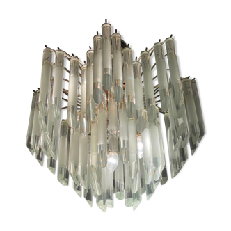 Venini crystal candlestick