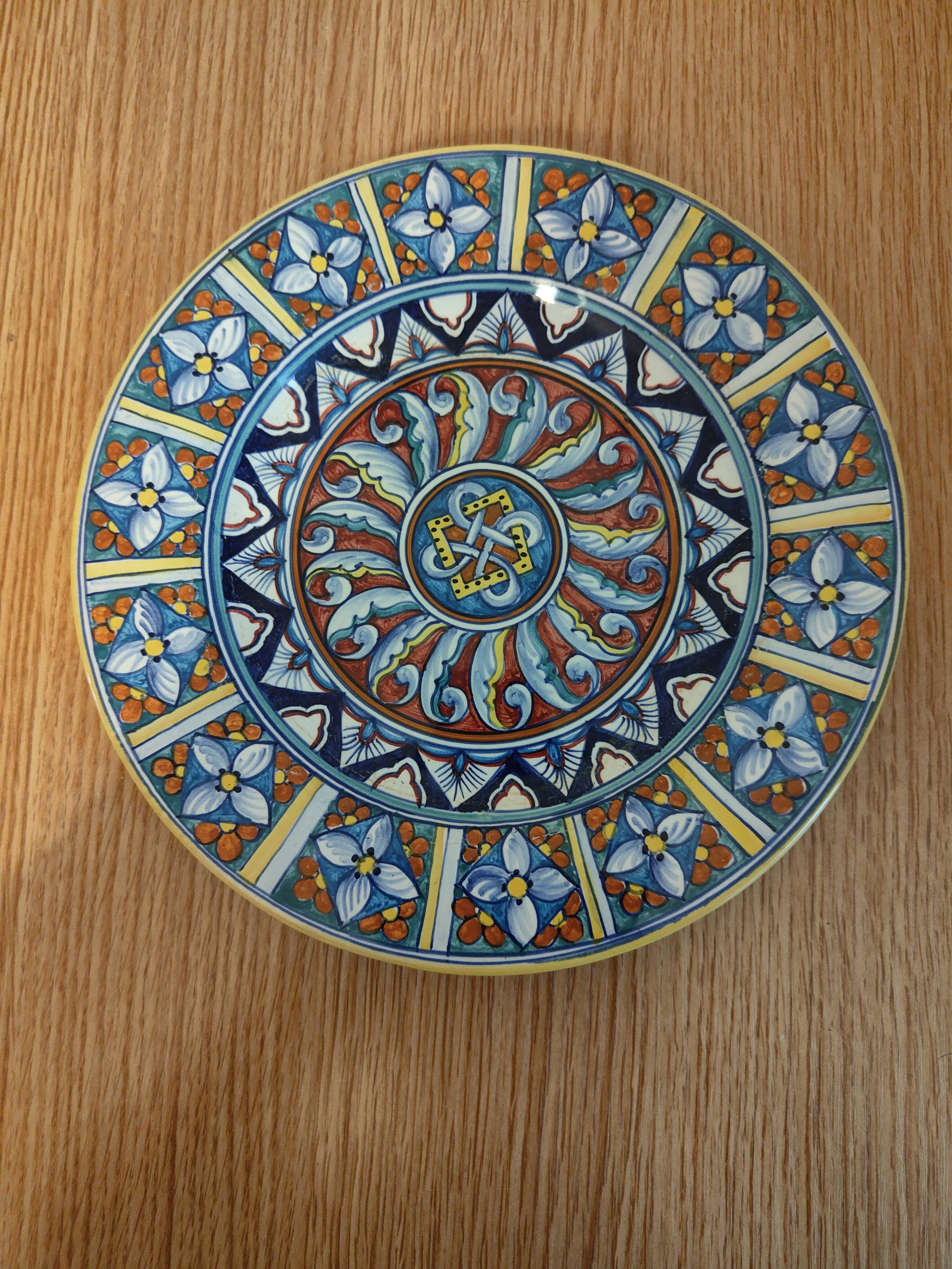 Fima Deruta plate