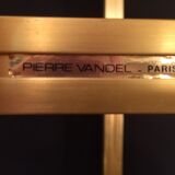 Golden brass floor Pierre Vandel, Paris circa 70