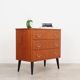 Commode en teck, design suédois, années 1970, fabriquée en Suède
