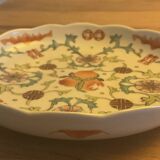 Chinese-style plate, famille rose decoration, 20cm, porcelain