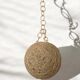 Lustre suspension boule chanvre ficelle