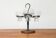 Danish metal and glass candlestick, 1960s