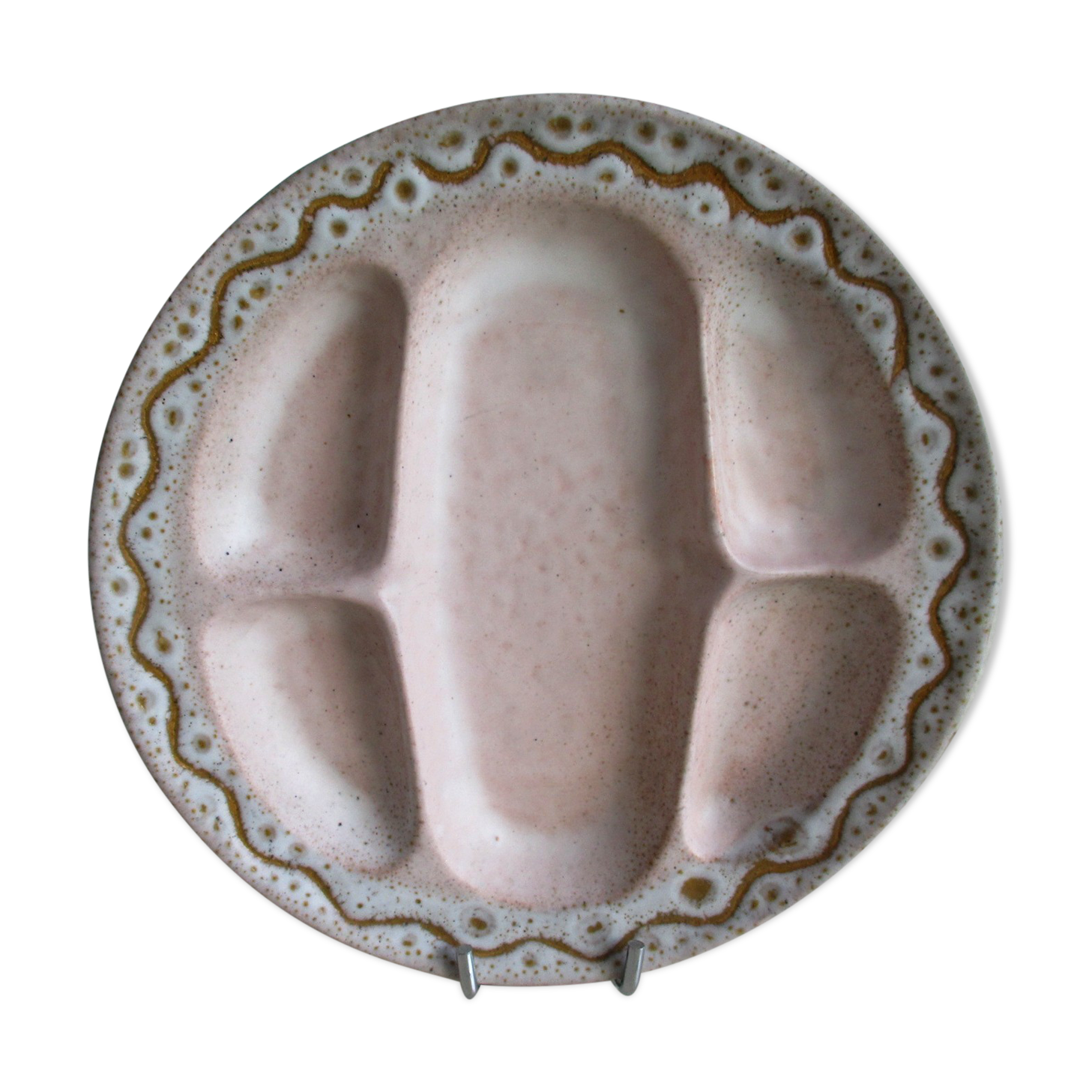 Ceramic plate from Vallauris - Austruy. Presentation dish