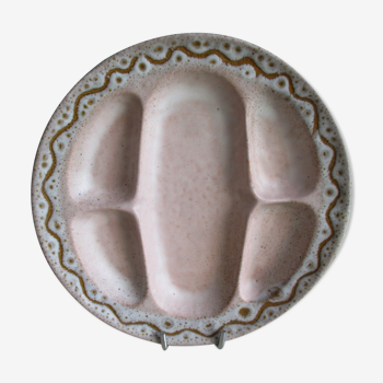 Assiette en céramique de Vallauris Austruy plat de présentation