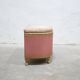 Coffre banquette vintage en bois