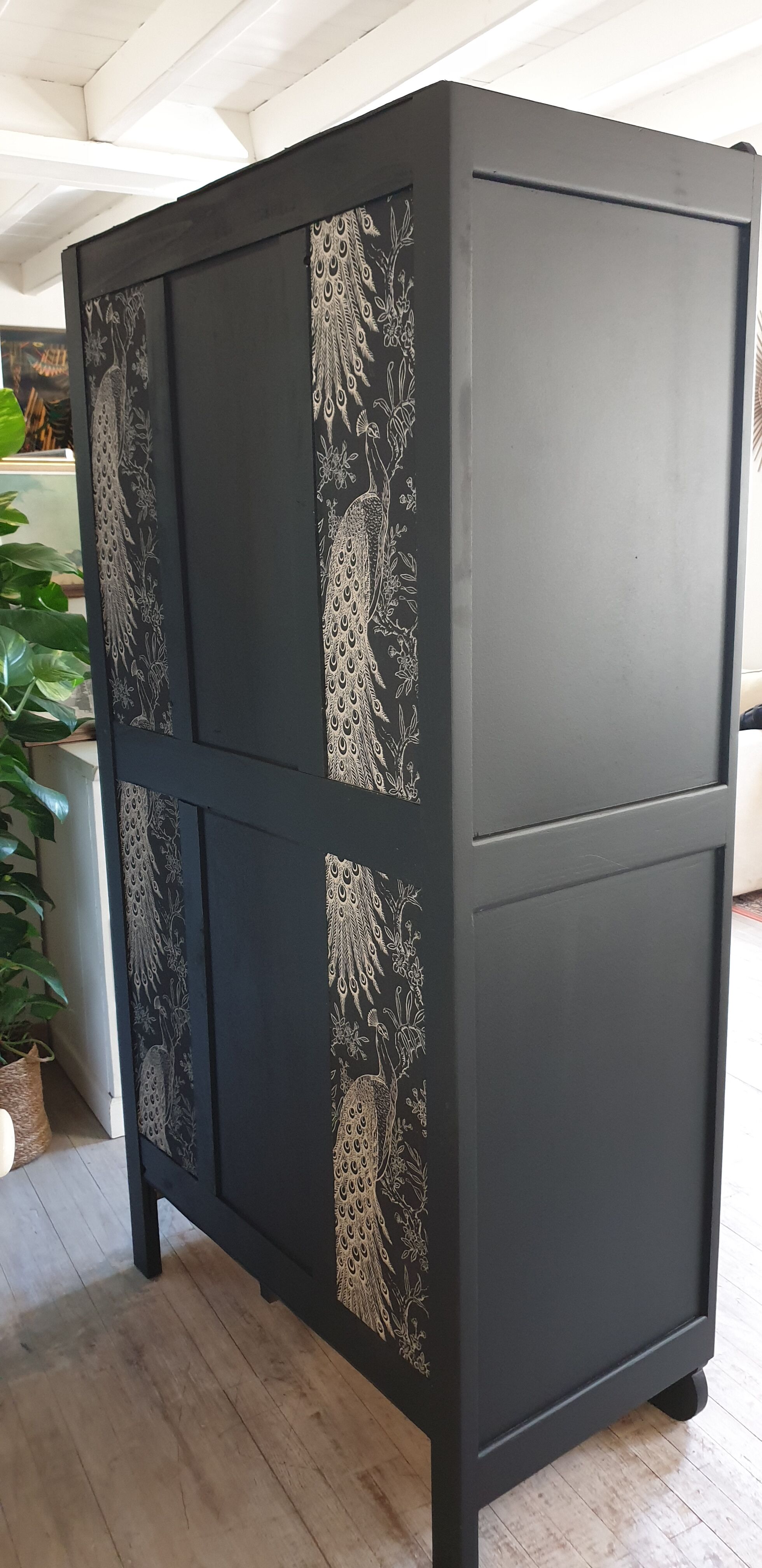 Black Parisian wardrobe