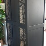 Black Parisian wardrobe