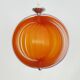 Vintage Christian Koban “Moon” orange pendant light, 80s