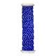 Blue Klein Berber hallway rug with reliefs
