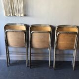 6 vintage folding chairs