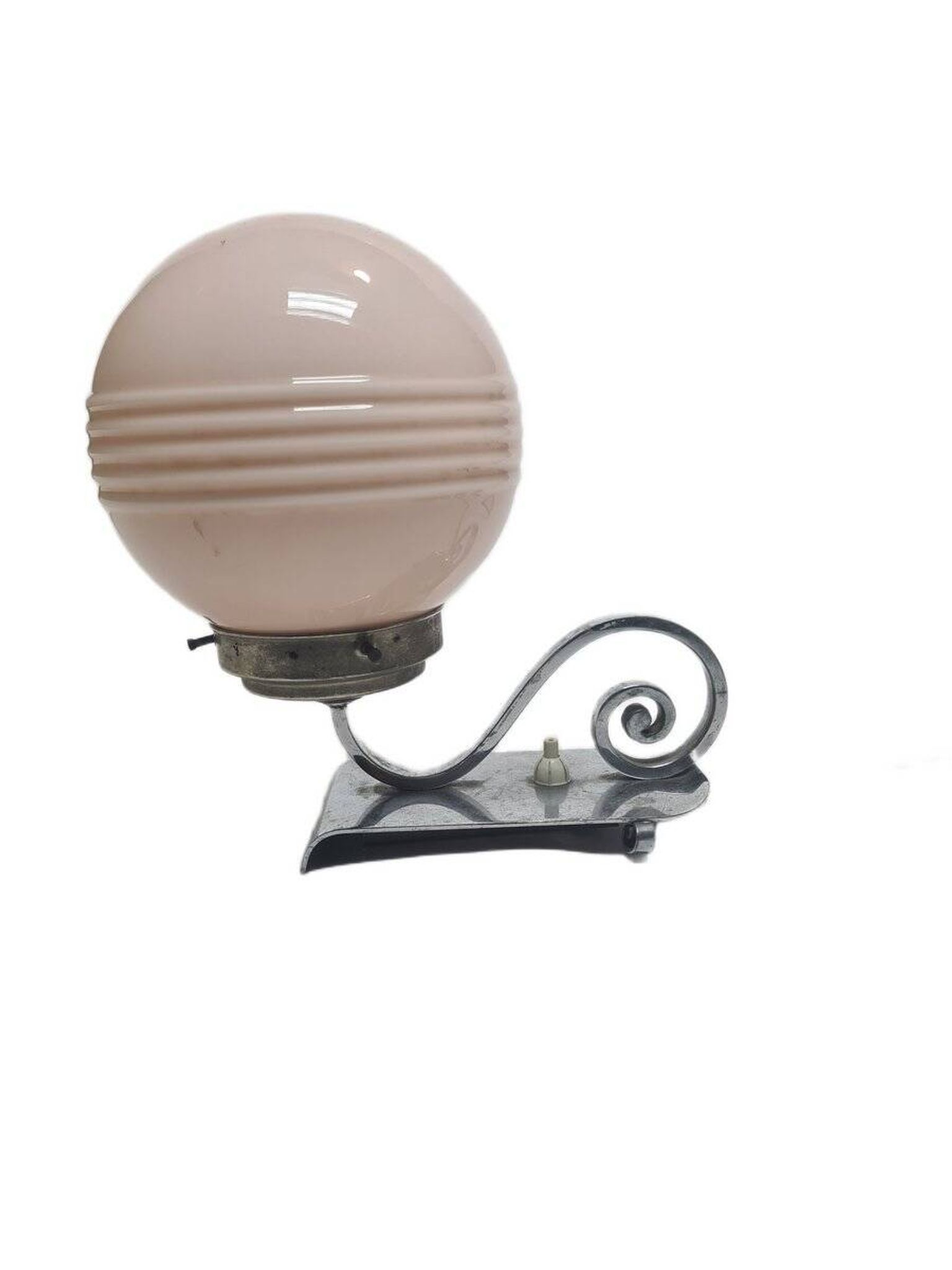 Art Deco bedside lamp, Belgium, 1950s