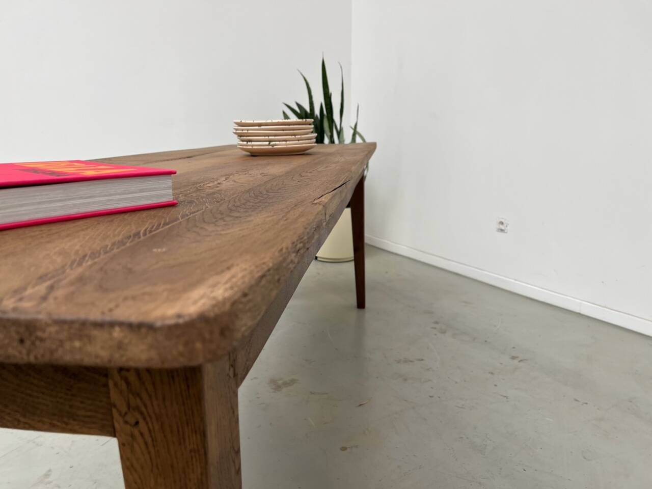 Oak farm table 220cm