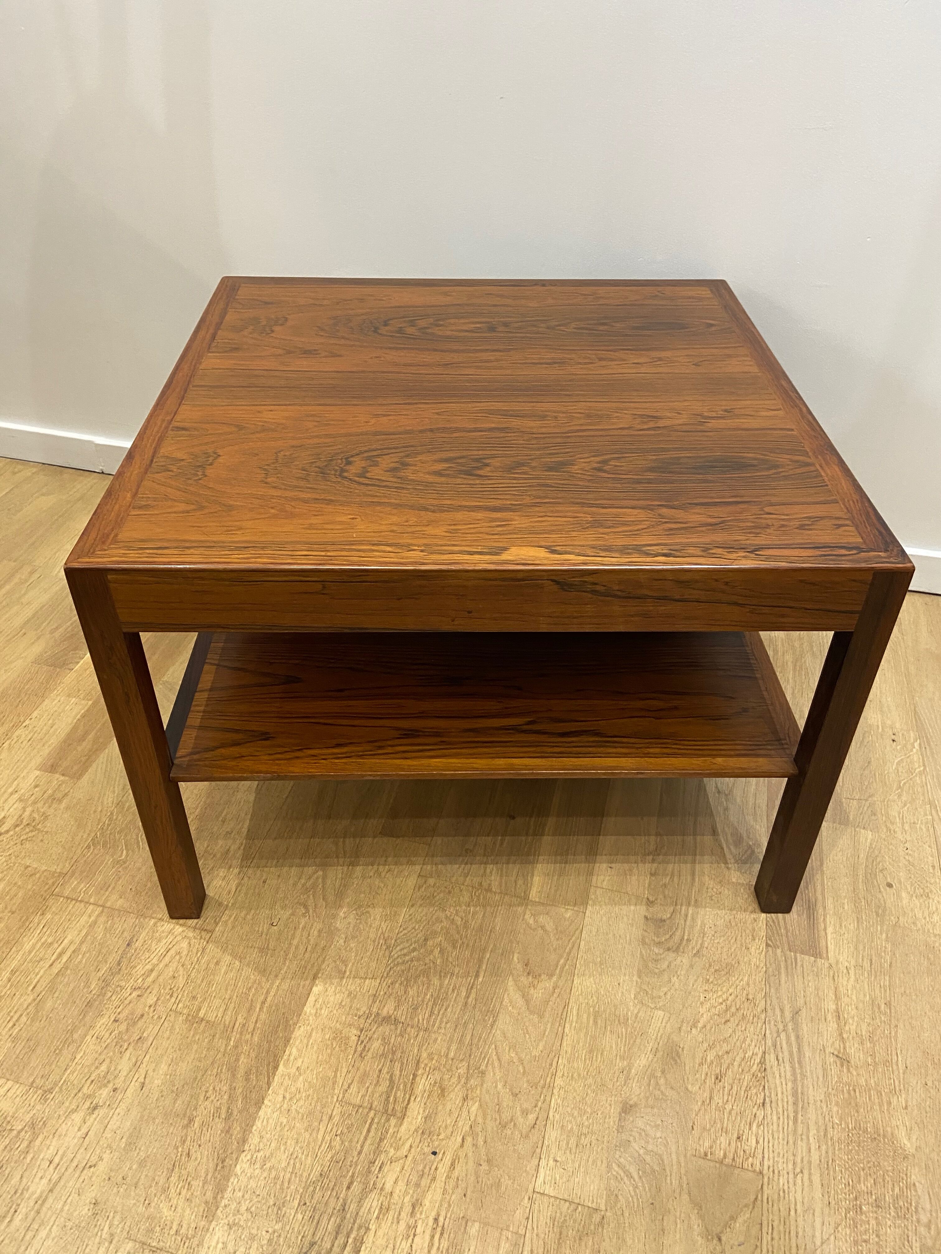 Hans Wegner square coffee table