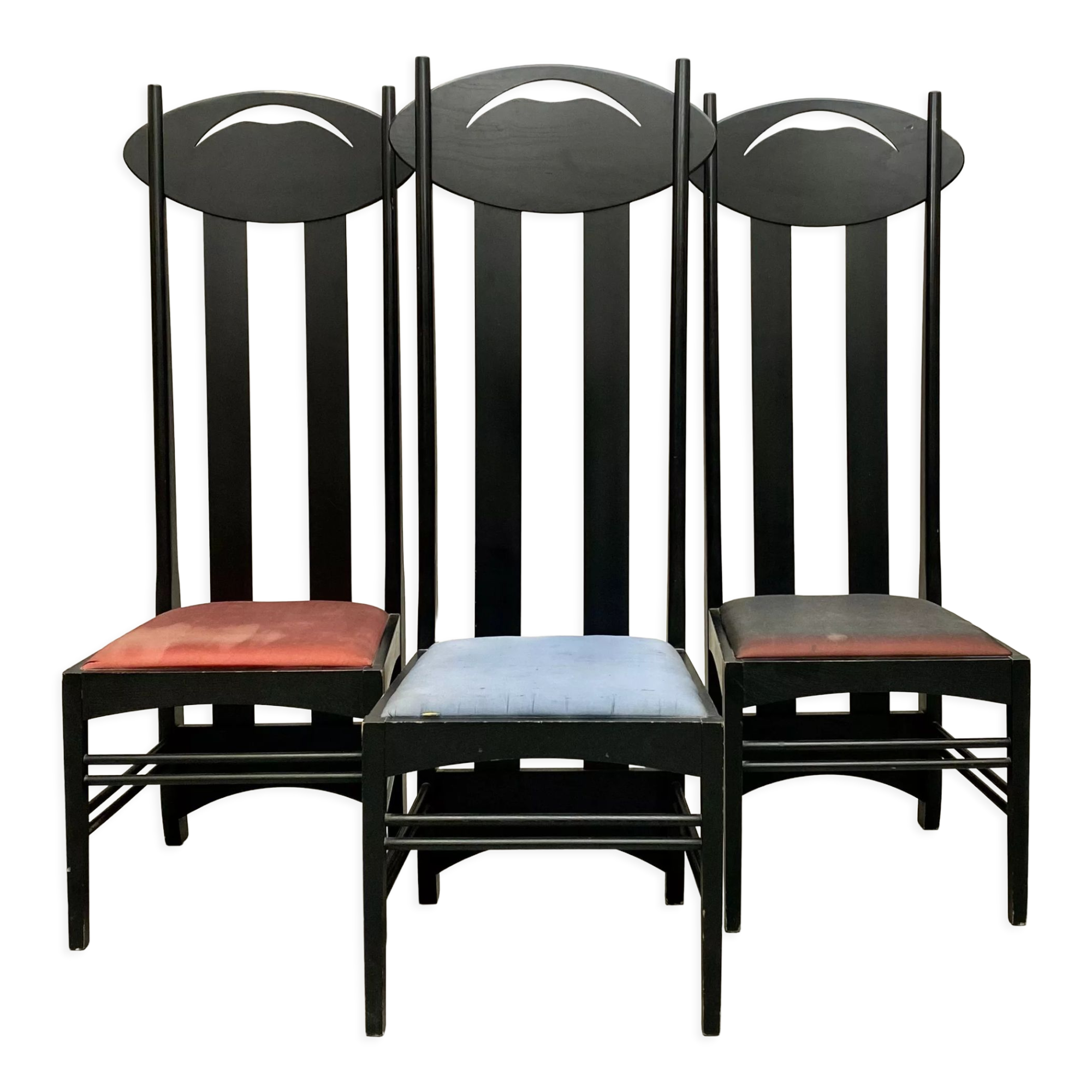 3 chairs Argile by Rennie Macintosh